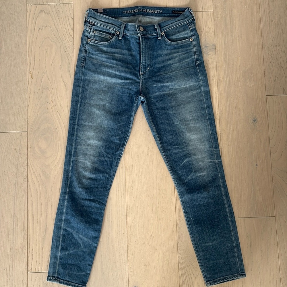 Citizen of Humanity Rocket Crop High Rise Skinny Jeans